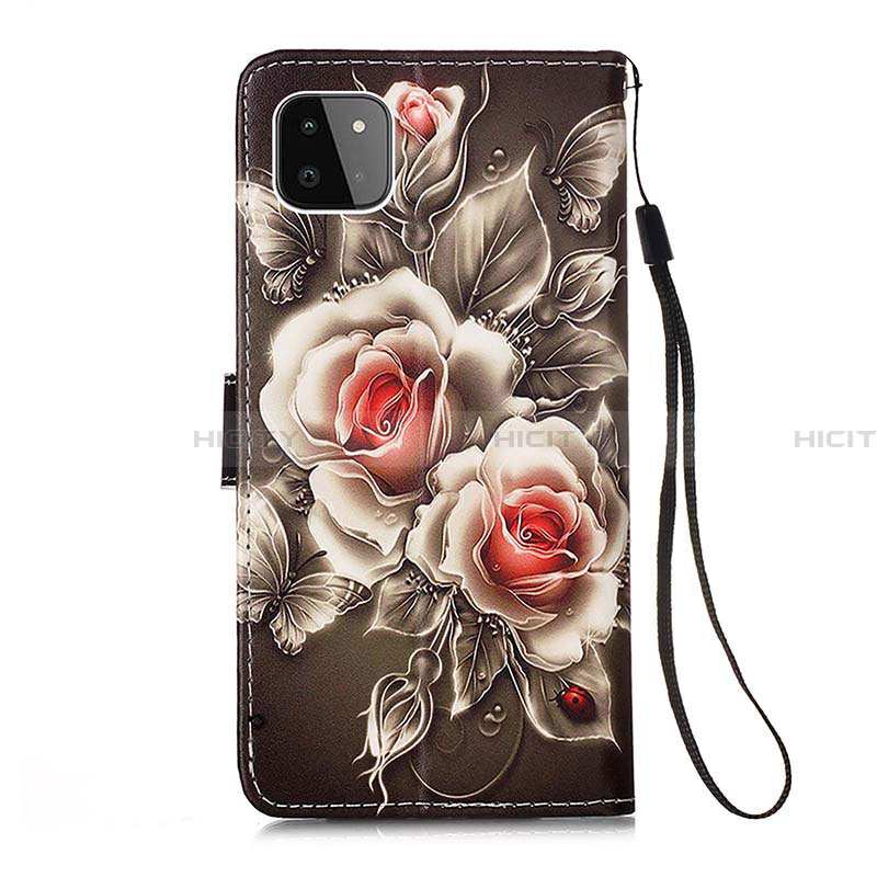 Custodia Portafoglio In Pelle Fantasia Modello Cover con Supporto Y02B per Samsung Galaxy A22 5G