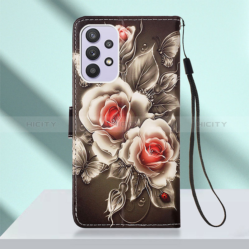 Custodia Portafoglio In Pelle Fantasia Modello Cover con Supporto Y02B per Samsung Galaxy A23 5G