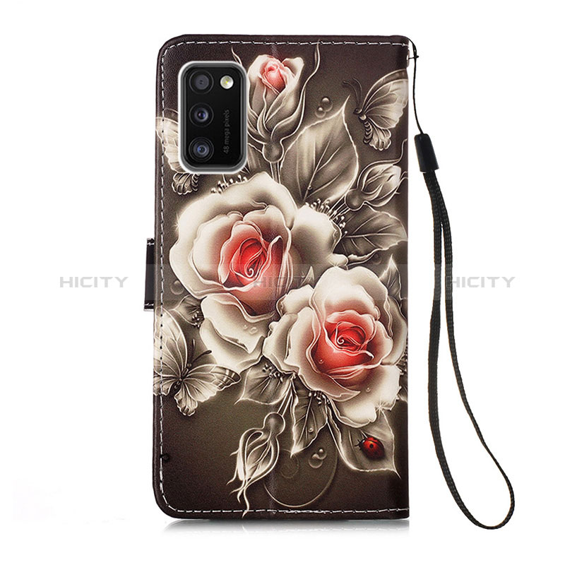 Custodia Portafoglio In Pelle Fantasia Modello Cover con Supporto Y02B per Samsung Galaxy A41