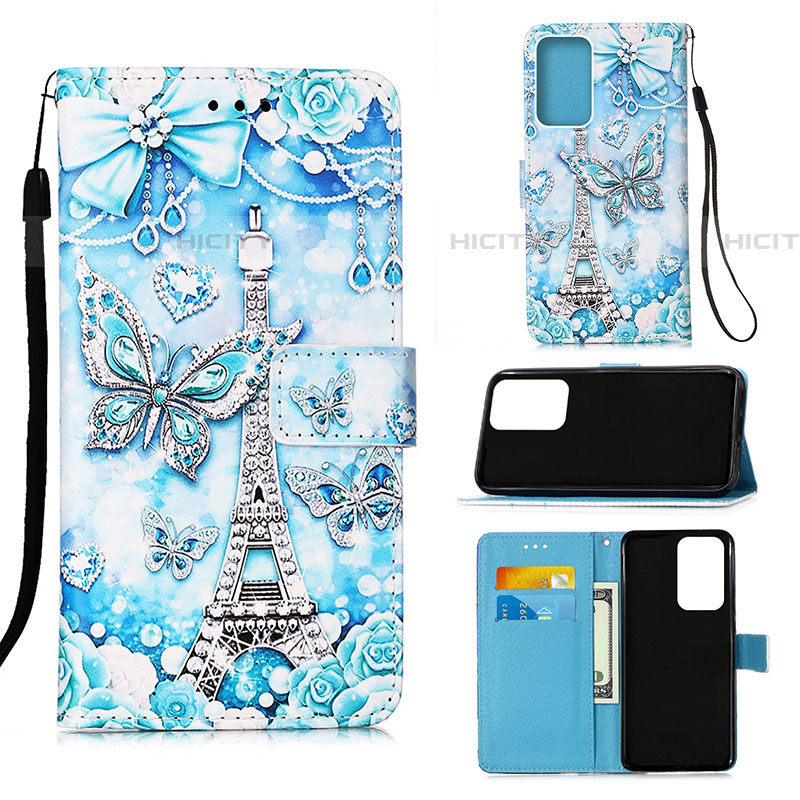 Custodia Portafoglio In Pelle Fantasia Modello Cover con Supporto Y02B per Samsung Galaxy A53 5G