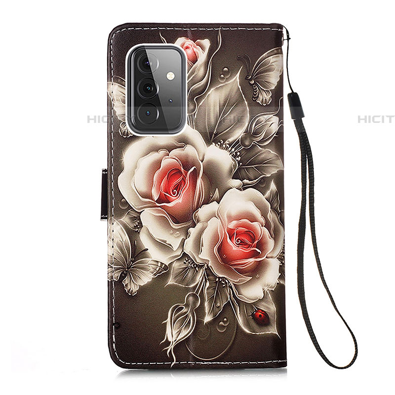 Custodia Portafoglio In Pelle Fantasia Modello Cover con Supporto Y02B per Samsung Galaxy A72 4G