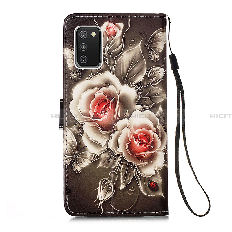 Custodia Portafoglio In Pelle Fantasia Modello Cover con Supporto Y02B per Samsung Galaxy F02S SM-E025F