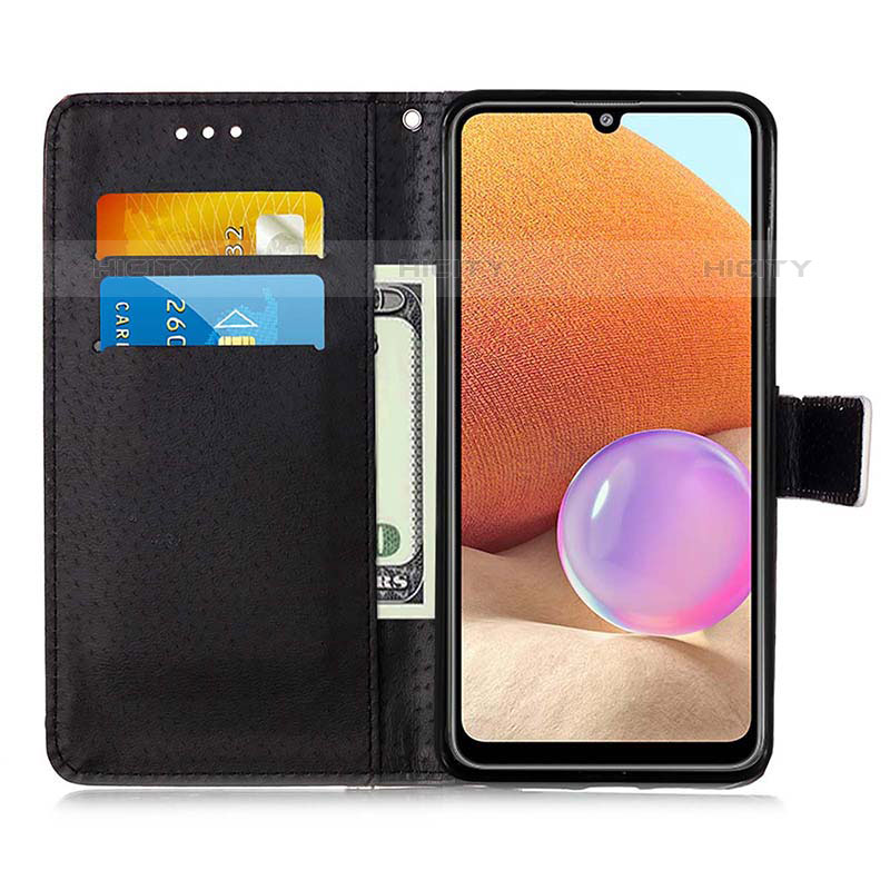 Custodia Portafoglio In Pelle Fantasia Modello Cover con Supporto Y02B per Samsung Galaxy M32 5G