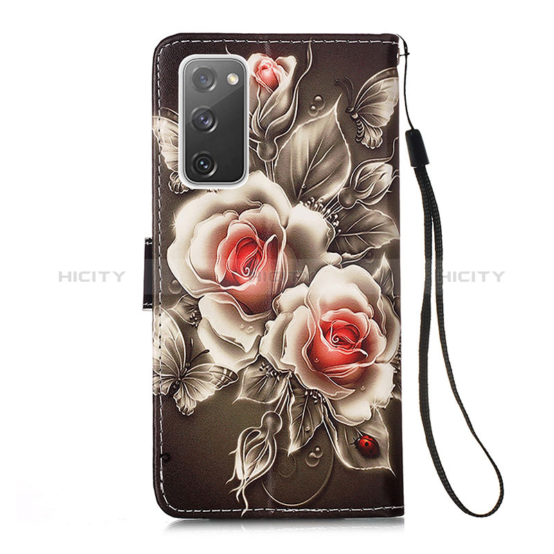 Custodia Portafoglio In Pelle Fantasia Modello Cover con Supporto Y02B per Samsung Galaxy S20 Lite 5G