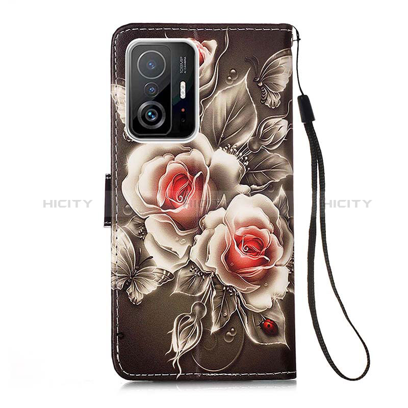 Custodia Portafoglio In Pelle Fantasia Modello Cover con Supporto Y02B per Xiaomi Mi 11T Pro 5G