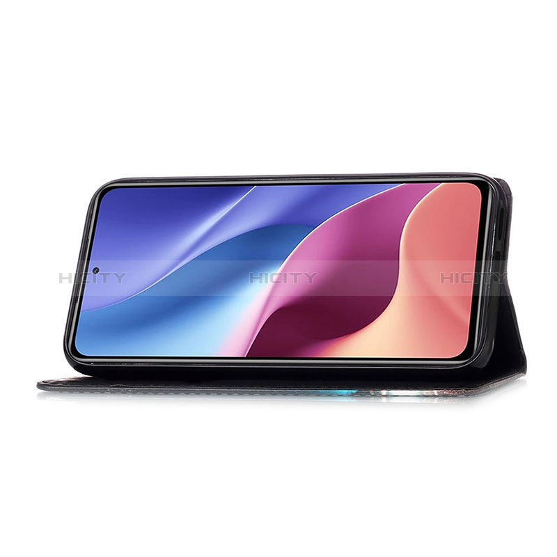 Custodia Portafoglio In Pelle Fantasia Modello Cover con Supporto Y02B per Xiaomi Poco F3 5G