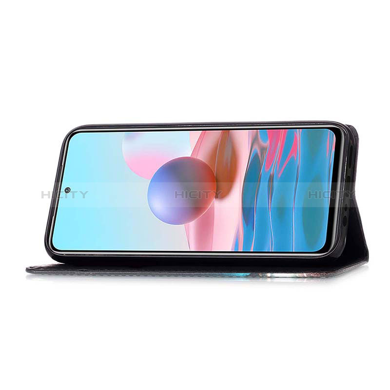 Custodia Portafoglio In Pelle Fantasia Modello Cover con Supporto Y02B per Xiaomi Poco M5S