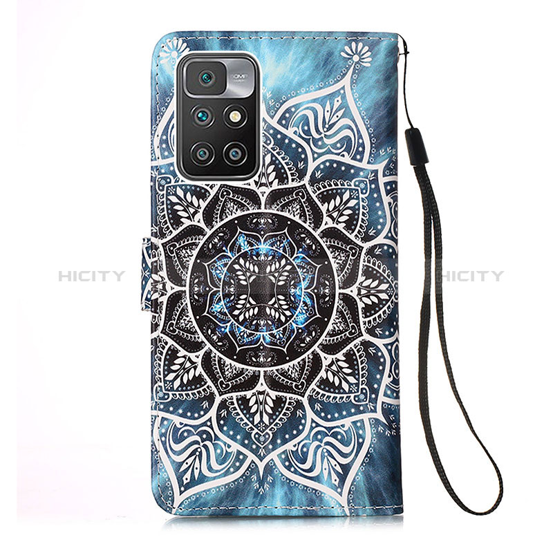 Custodia Portafoglio In Pelle Fantasia Modello Cover con Supporto Y02B per Xiaomi Redmi 10 Prime