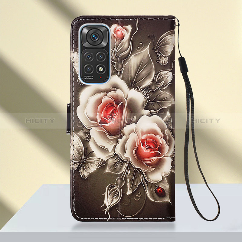 Custodia Portafoglio In Pelle Fantasia Modello Cover con Supporto Y02B per Xiaomi Redmi Note 11 4G (2022)