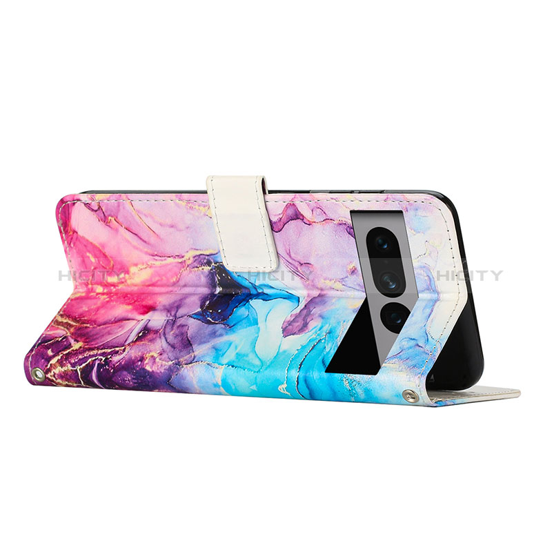 Custodia Portafoglio In Pelle Fantasia Modello Cover con Supporto Y02X per Google Pixel 7 Pro 5G