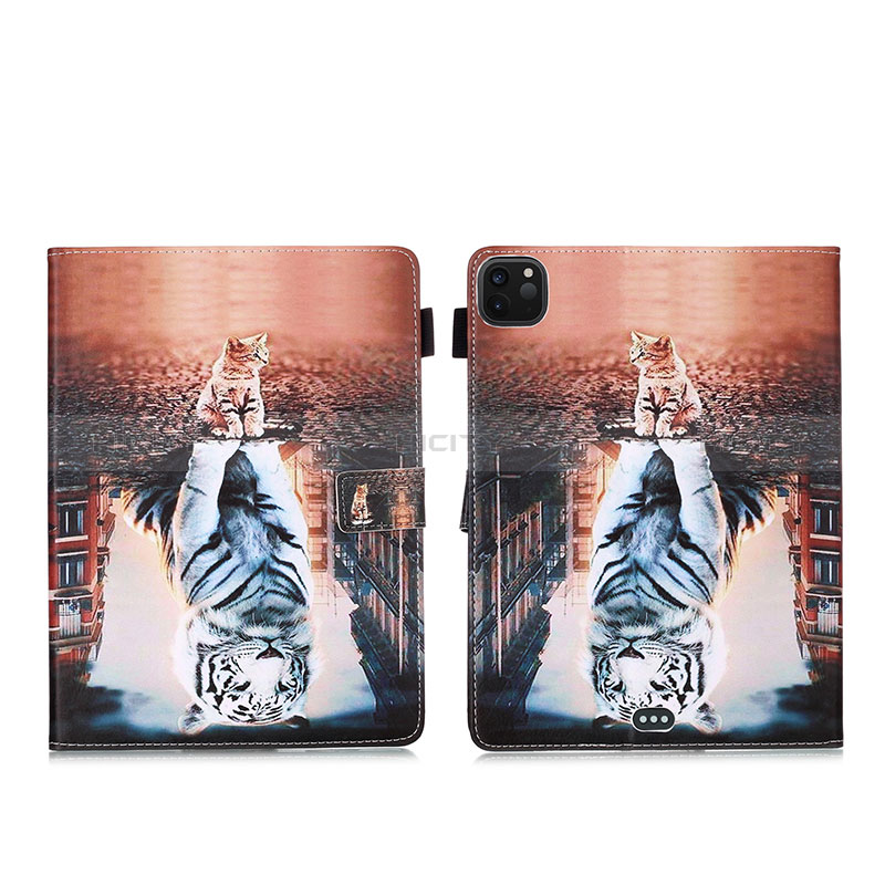 Custodia Portafoglio In Pelle Fantasia Modello Cover con Supporto Y03B per Apple iPad Pro 11 (2022)