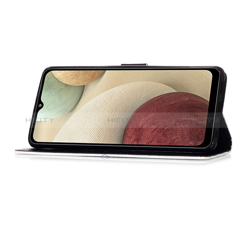 Custodia Portafoglio In Pelle Fantasia Modello Cover con Supporto Y03B per Samsung Galaxy A12 5G