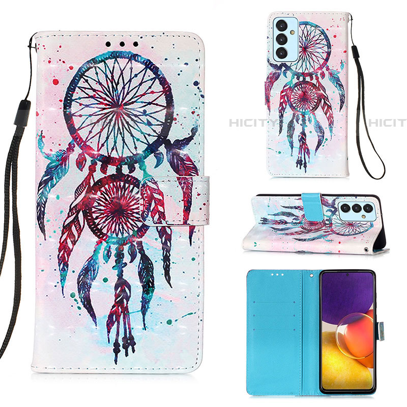 Custodia Portafoglio In Pelle Fantasia Modello Cover con Supporto Y03B per Samsung Galaxy A24 4G