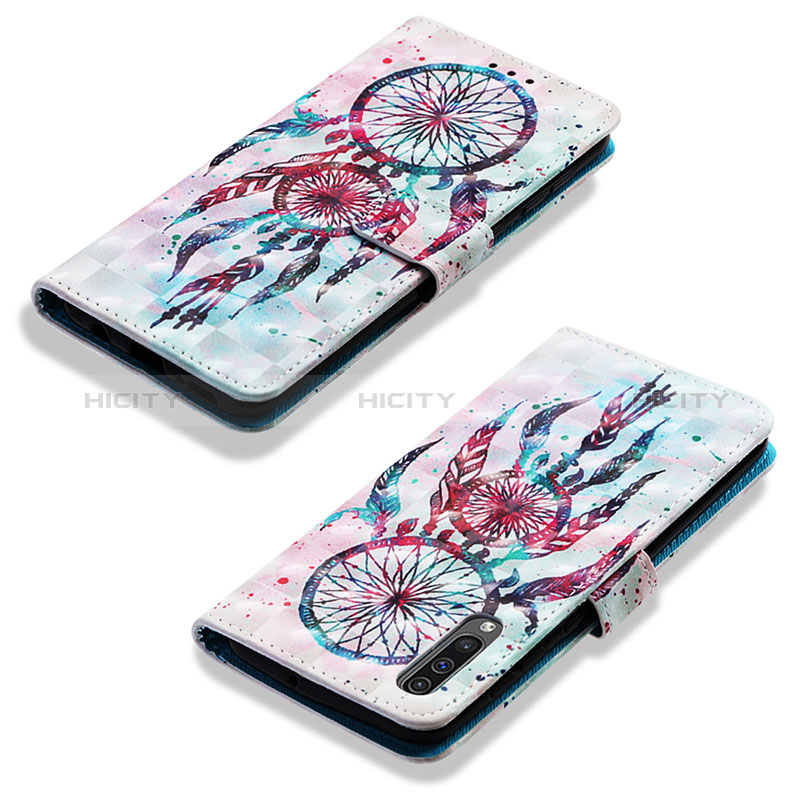 Custodia Portafoglio In Pelle Fantasia Modello Cover con Supporto Y03B per Samsung Galaxy A30S