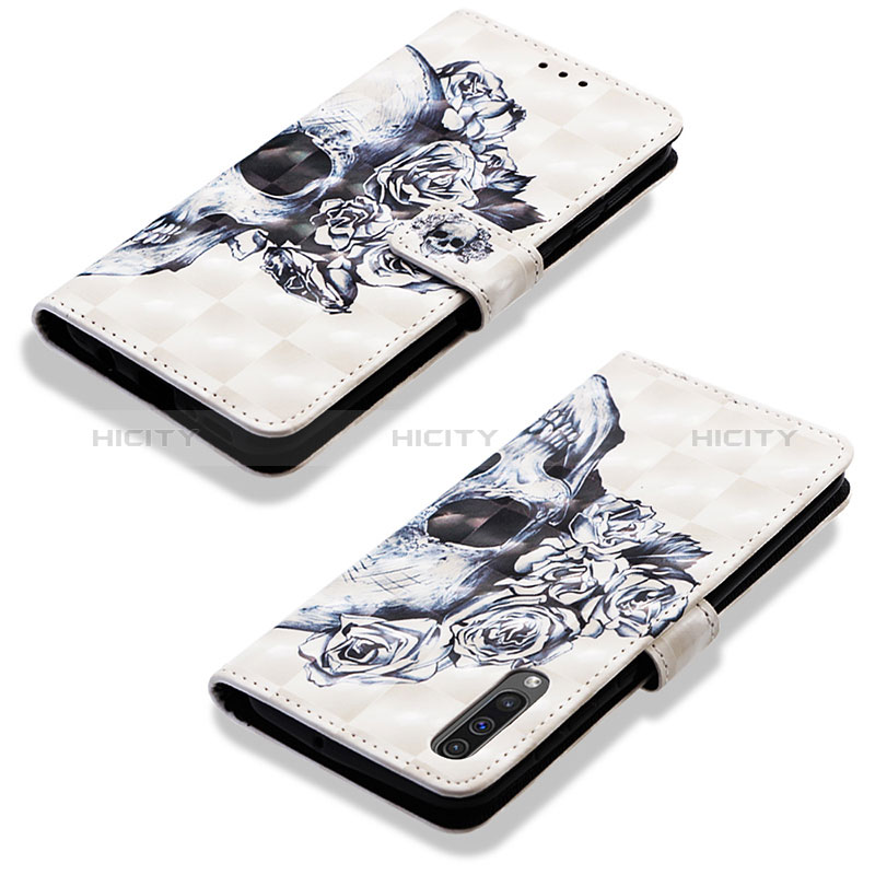 Custodia Portafoglio In Pelle Fantasia Modello Cover con Supporto Y03B per Samsung Galaxy A30S