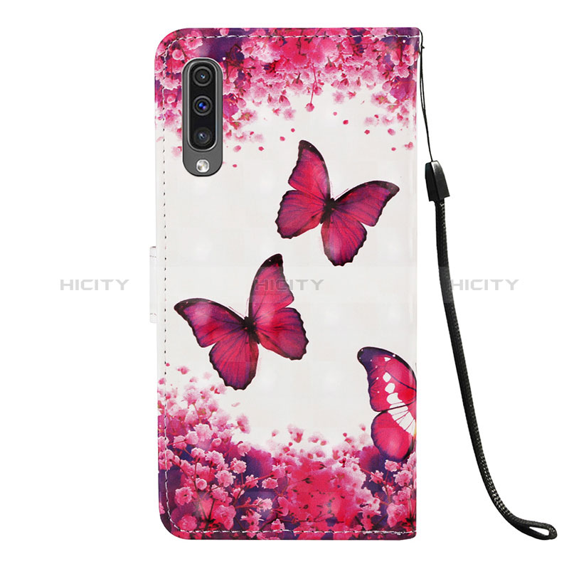 Custodia Portafoglio In Pelle Fantasia Modello Cover con Supporto Y03B per Samsung Galaxy A50