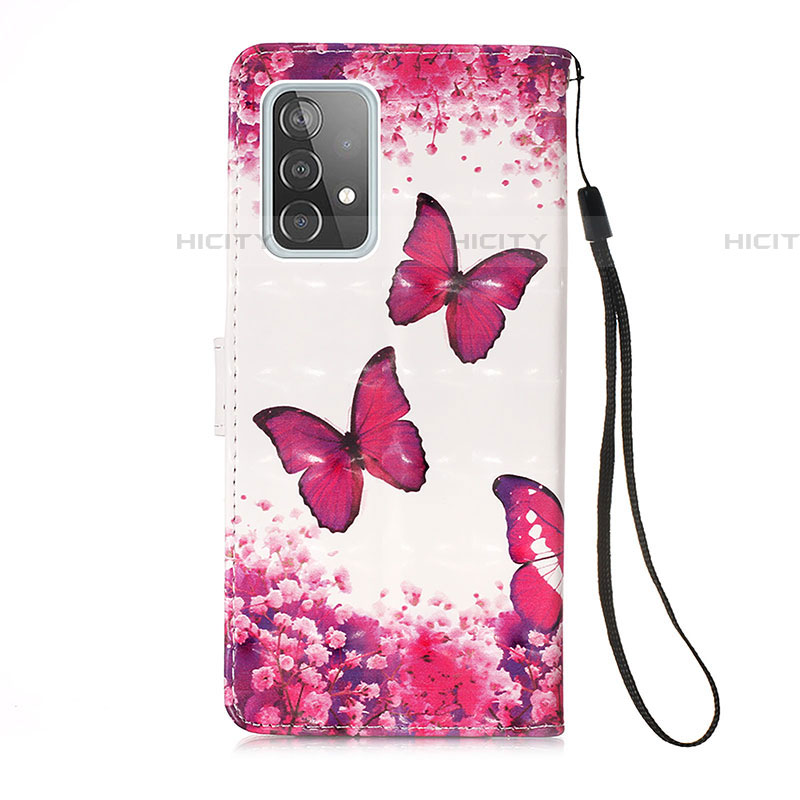 Custodia Portafoglio In Pelle Fantasia Modello Cover con Supporto Y03B per Samsung Galaxy A52 4G