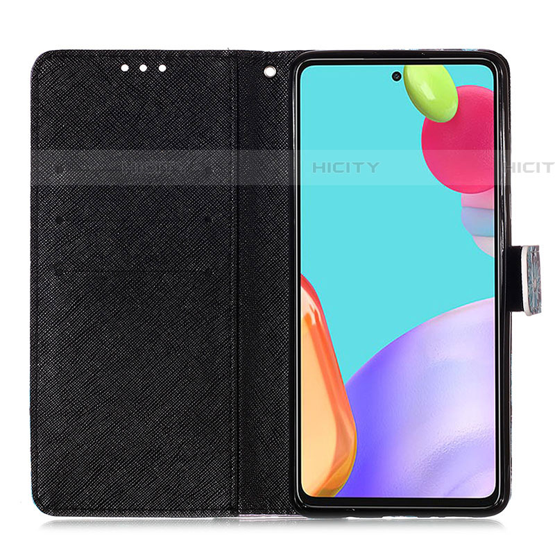 Custodia Portafoglio In Pelle Fantasia Modello Cover con Supporto Y03B per Samsung Galaxy A52 5G