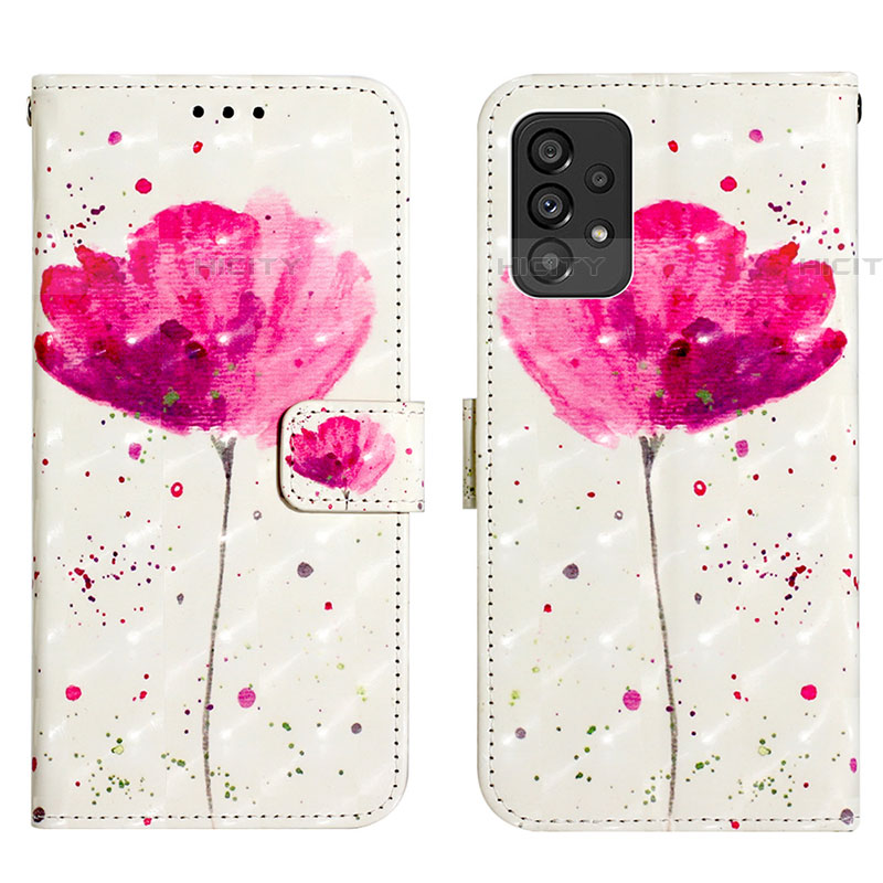 Custodia Portafoglio In Pelle Fantasia Modello Cover con Supporto Y03B per Samsung Galaxy A53 5G