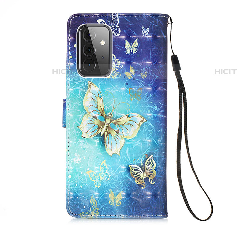 Custodia Portafoglio In Pelle Fantasia Modello Cover con Supporto Y03B per Samsung Galaxy A72 5G