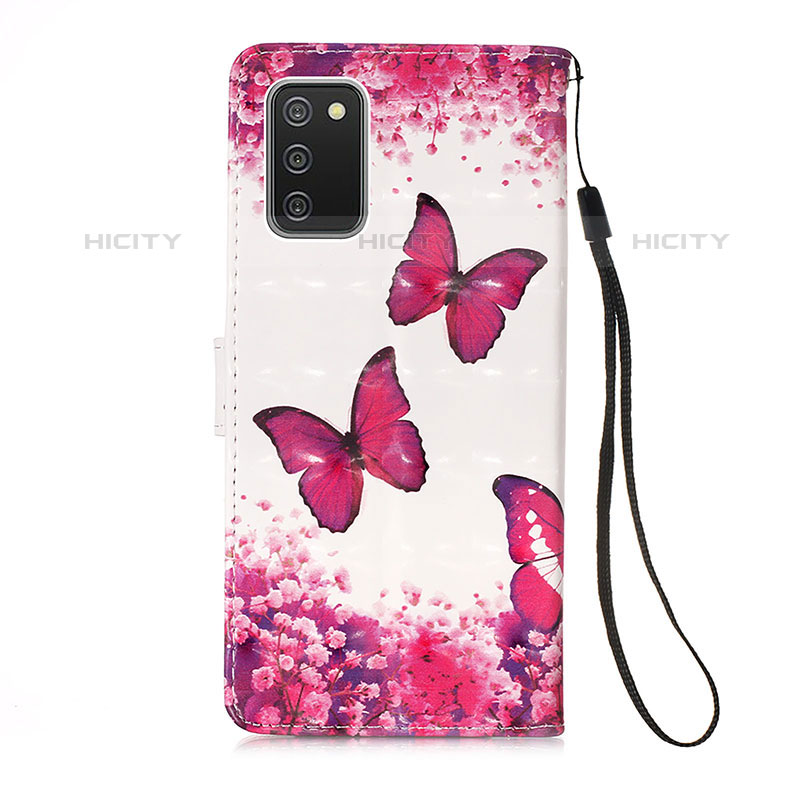 Custodia Portafoglio In Pelle Fantasia Modello Cover con Supporto Y03B per Samsung Galaxy M02s