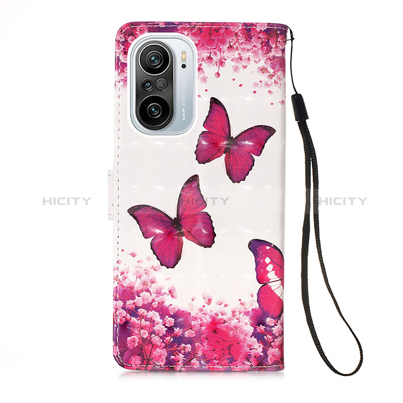 Custodia Portafoglio In Pelle Fantasia Modello Cover con Supporto Y03B per Xiaomi Poco F3 5G