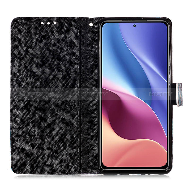 Custodia Portafoglio In Pelle Fantasia Modello Cover con Supporto Y03B per Xiaomi Poco F3 5G