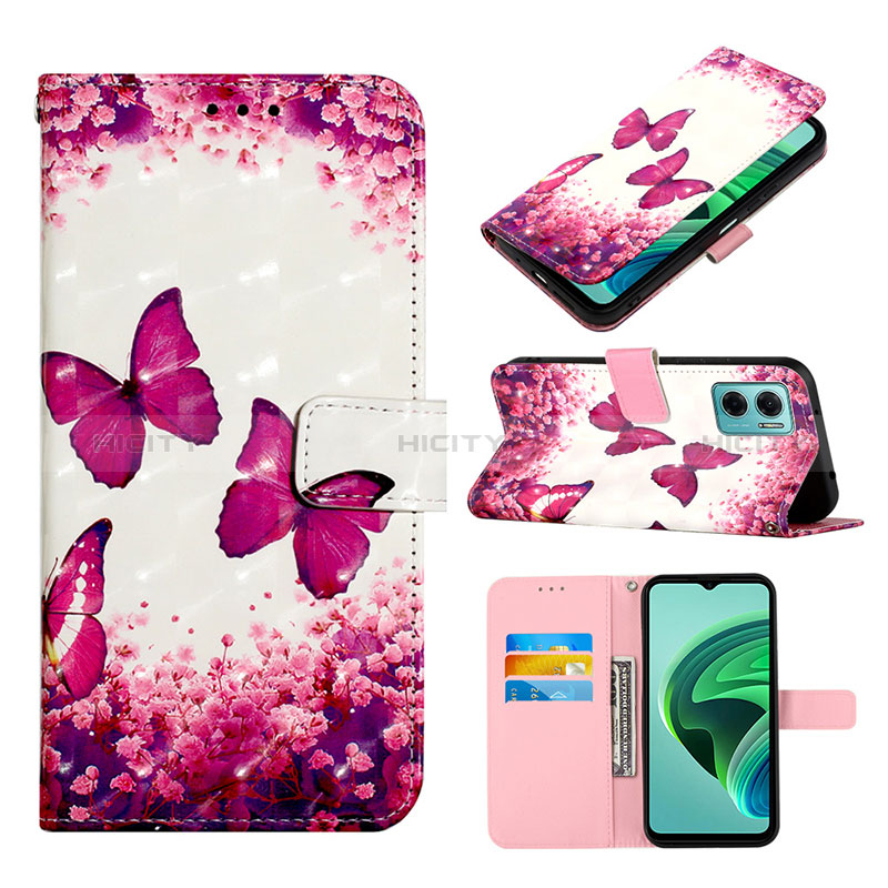 Custodia Portafoglio In Pelle Fantasia Modello Cover con Supporto Y03B per Xiaomi Redmi 10 5G