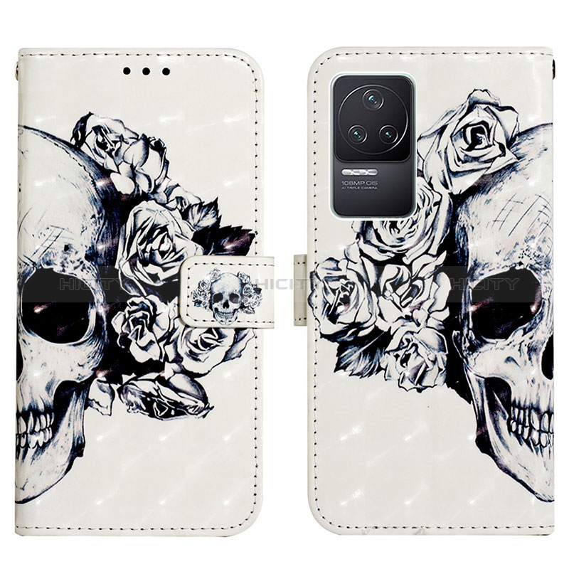 Custodia Portafoglio In Pelle Fantasia Modello Cover con Supporto Y03B per Xiaomi Redmi K50 5G