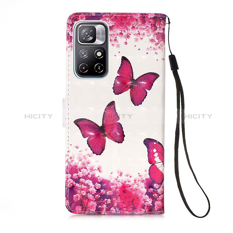 Custodia Portafoglio In Pelle Fantasia Modello Cover con Supporto Y03B per Xiaomi Redmi Note 11 5G