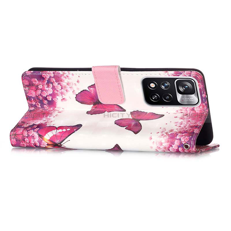 Custodia Portafoglio In Pelle Fantasia Modello Cover con Supporto Y03B per Xiaomi Redmi Note 11 Pro+ Plus 5G