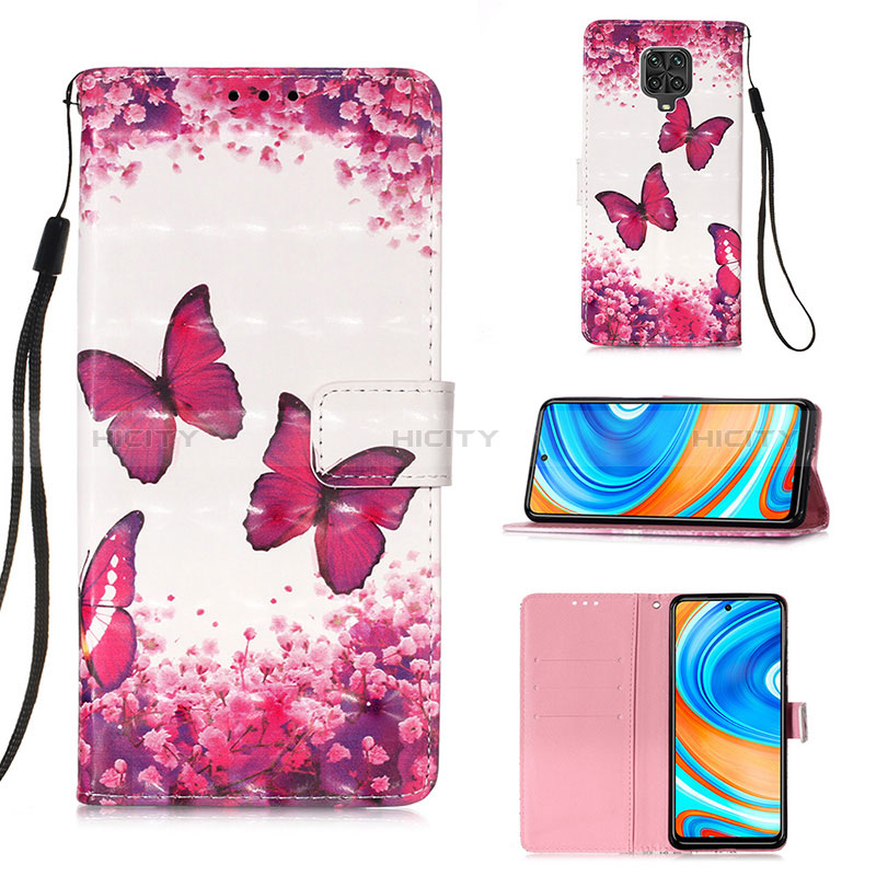 Custodia Portafoglio In Pelle Fantasia Modello Cover con Supporto Y03B per Xiaomi Redmi Note 9 Pro Max