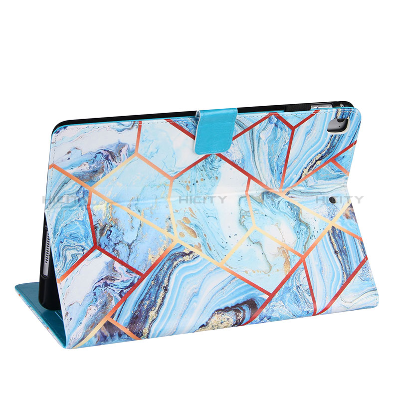 Custodia Portafoglio In Pelle Fantasia Modello Cover con Supporto Y04B per Apple iPad Air