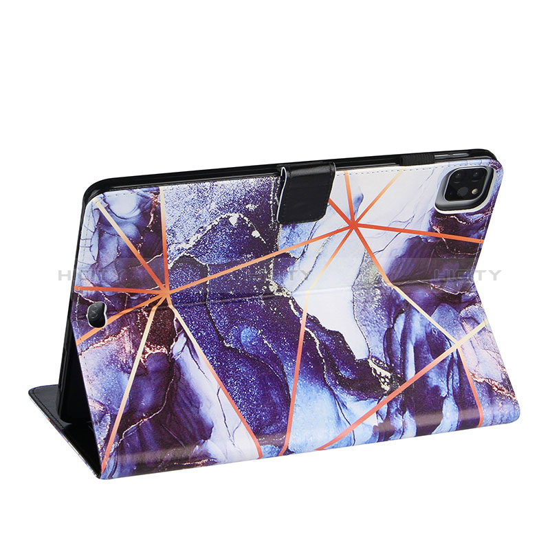 Custodia Portafoglio In Pelle Fantasia Modello Cover con Supporto Y04B per Apple iPad Pro 11 (2022)