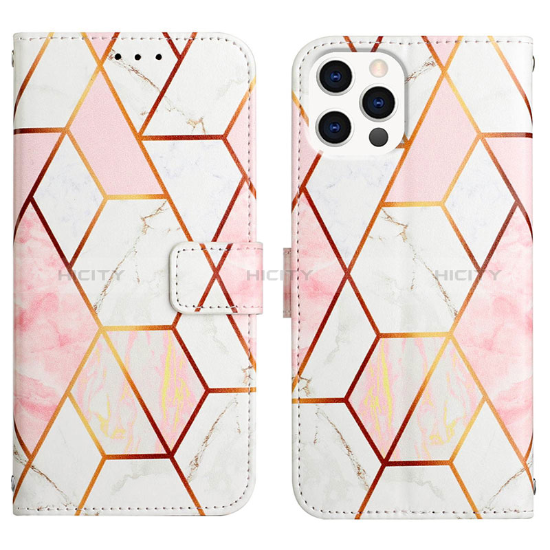 Custodia Portafoglio In Pelle Fantasia Modello Cover con Supporto Y04B per Apple iPhone 14 Pro Max