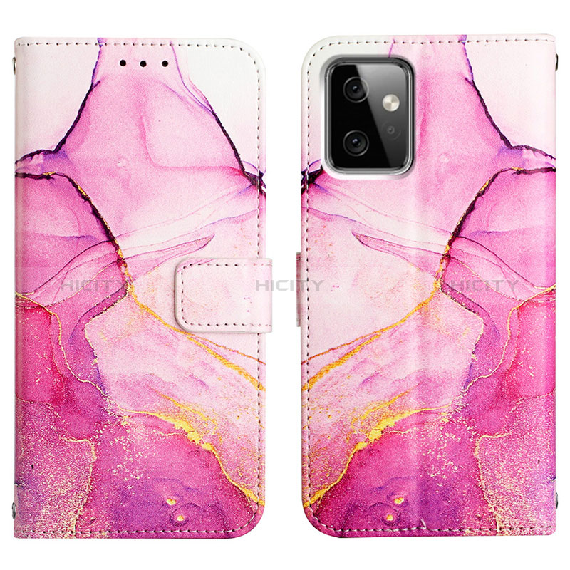 Custodia Portafoglio In Pelle Fantasia Modello Cover con Supporto Y04B per Motorola Moto G Power 5G (2023)