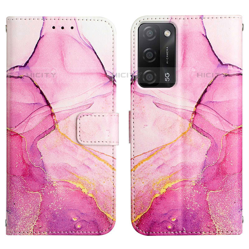 Custodia Portafoglio In Pelle Fantasia Modello Cover con Supporto Y04B per Oppo A53s 5G