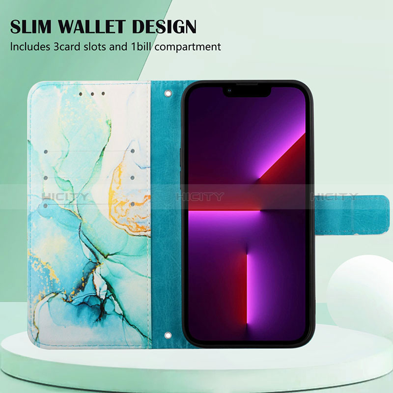 Custodia Portafoglio In Pelle Fantasia Modello Cover con Supporto Y04B per Oppo Find X5 5G