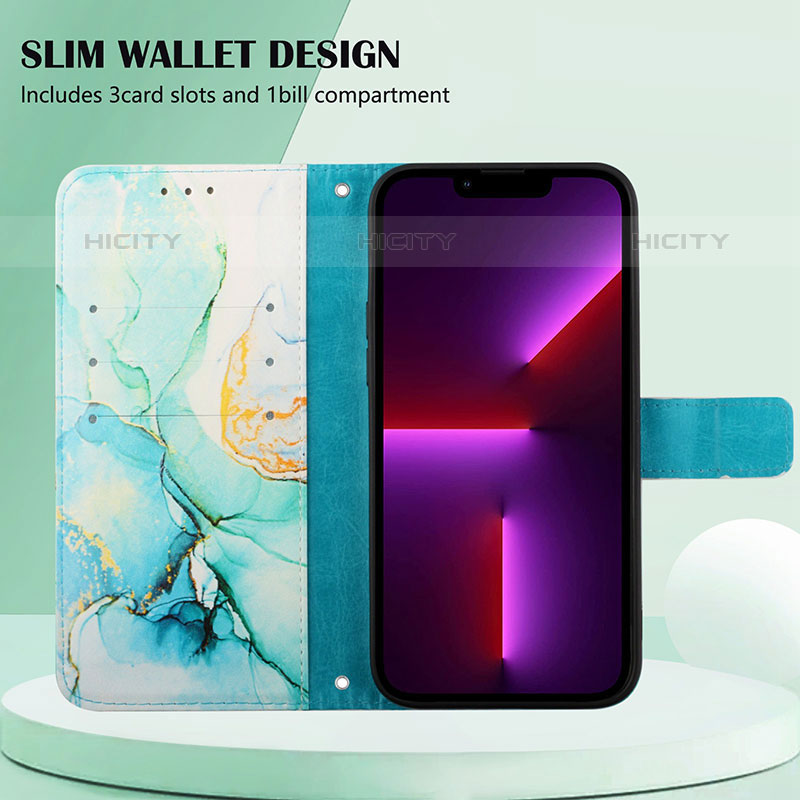 Custodia Portafoglio In Pelle Fantasia Modello Cover con Supporto Y04B per Oppo Reno6 Pro 5G