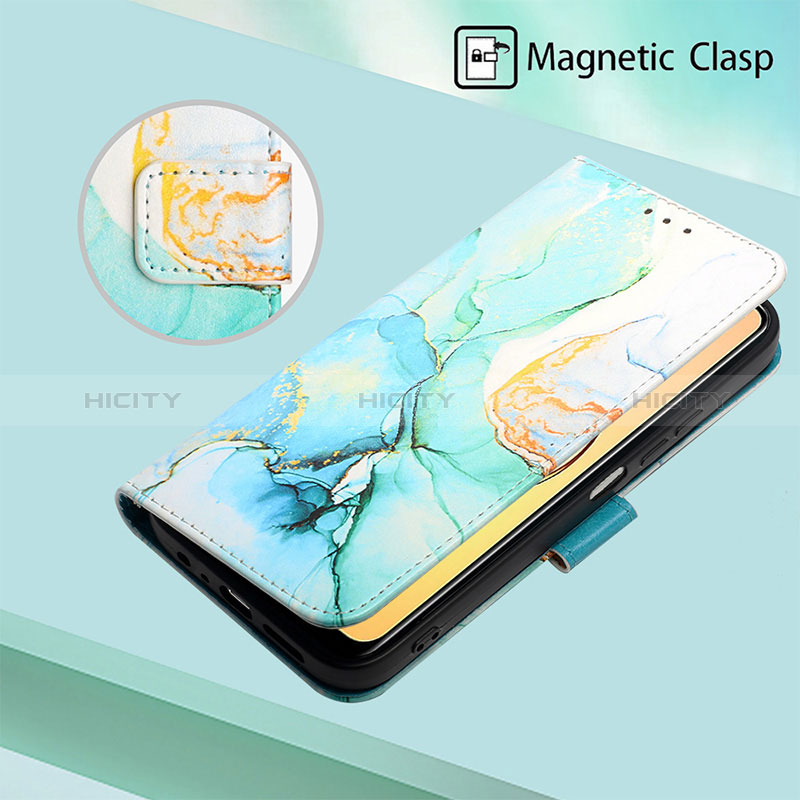 Custodia Portafoglio In Pelle Fantasia Modello Cover con Supporto Y04B per Realme 10 4G