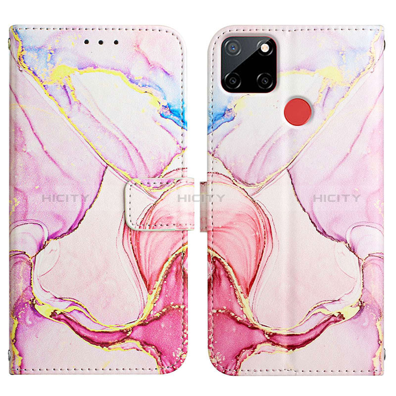 Custodia Portafoglio In Pelle Fantasia Modello Cover con Supporto Y04B per Realme 7i RMX2193