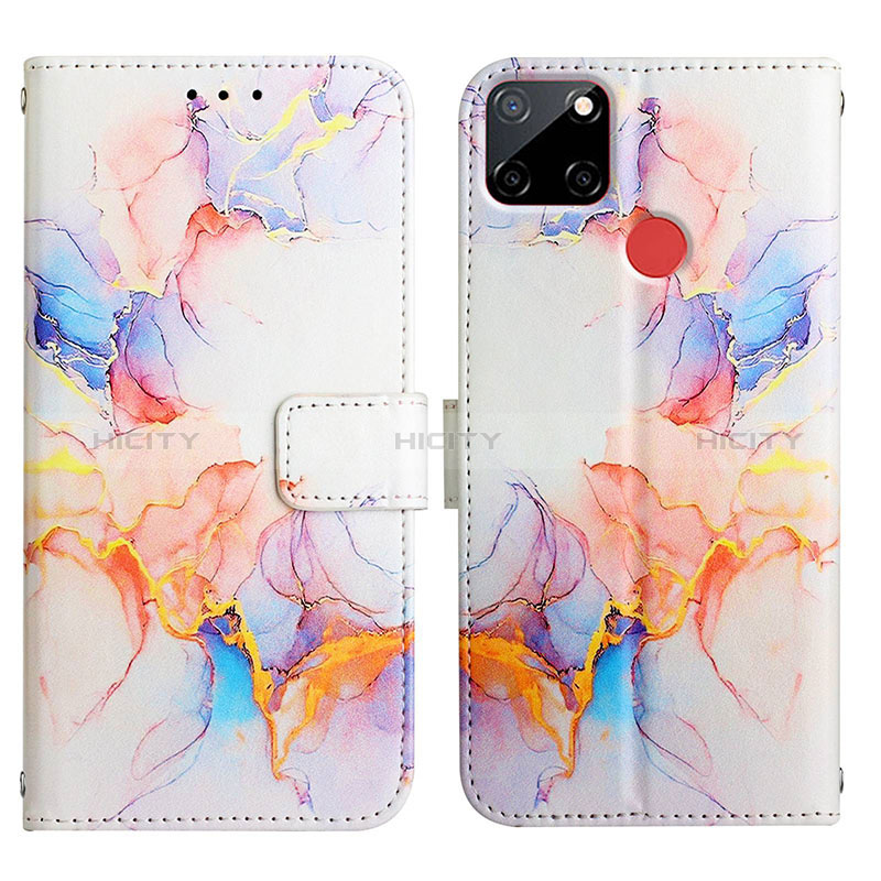 Custodia Portafoglio In Pelle Fantasia Modello Cover con Supporto Y04B per Realme 7i RMX2193