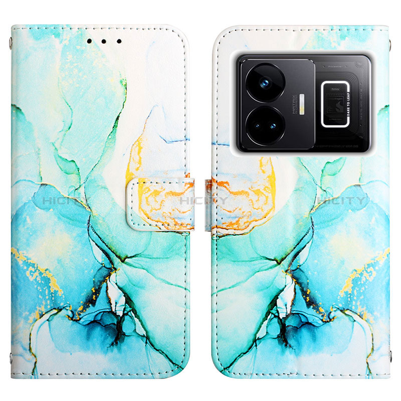 Custodia Portafoglio In Pelle Fantasia Modello Cover con Supporto Y04B per Realme GT Neo5 5G