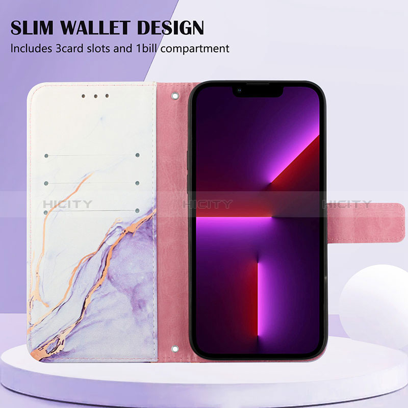 Custodia Portafoglio In Pelle Fantasia Modello Cover con Supporto Y04B per Realme Narzo 50 4G