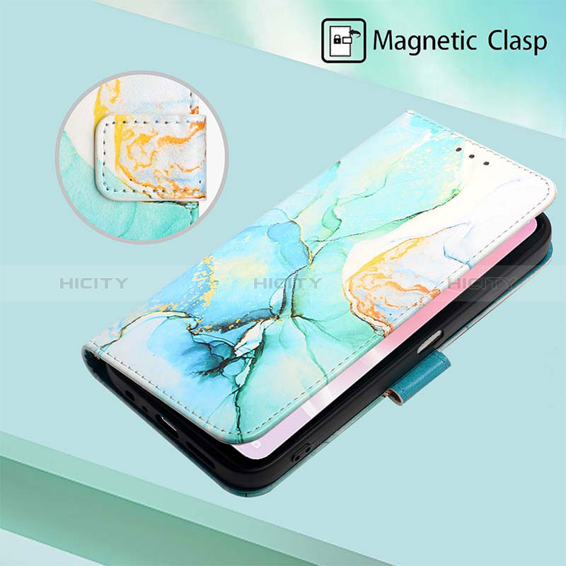 Custodia Portafoglio In Pelle Fantasia Modello Cover con Supporto Y04B per Realme Q5i 5G