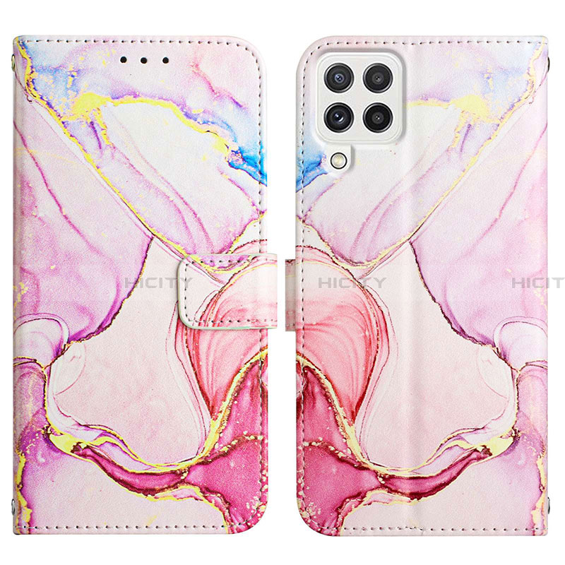 Custodia Portafoglio In Pelle Fantasia Modello Cover con Supporto Y04B per Samsung Galaxy A22 4G