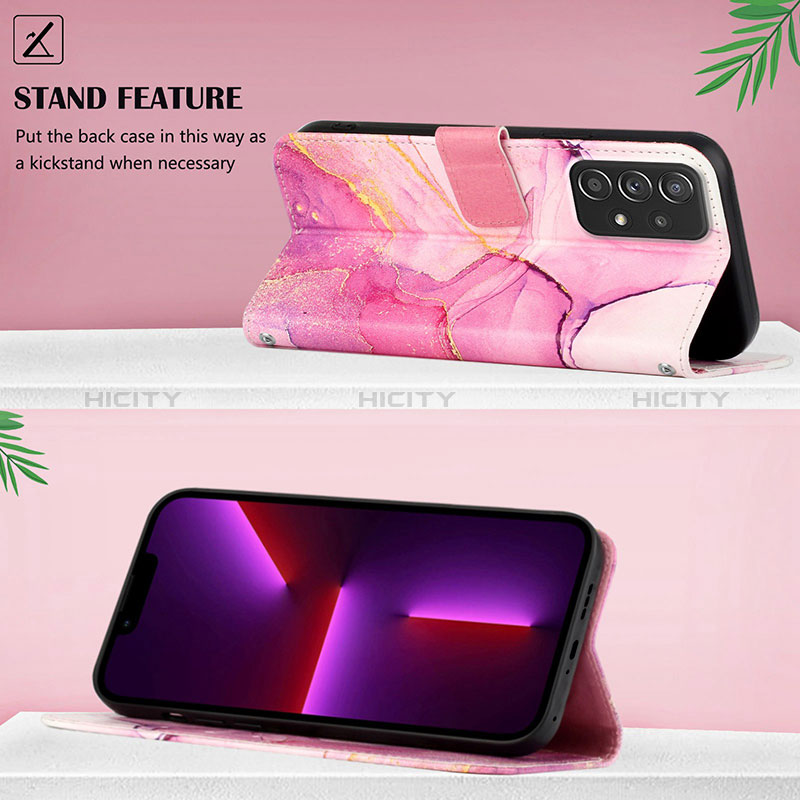Custodia Portafoglio In Pelle Fantasia Modello Cover con Supporto Y04B per Samsung Galaxy A23 5G