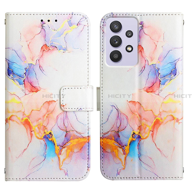 Custodia Portafoglio In Pelle Fantasia Modello Cover con Supporto Y04B per Samsung Galaxy A32 5G