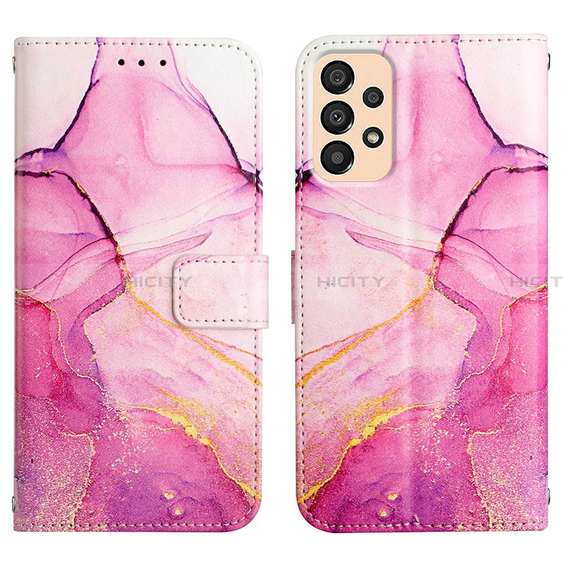 Custodia Portafoglio In Pelle Fantasia Modello Cover con Supporto Y04B per Samsung Galaxy A33 5G