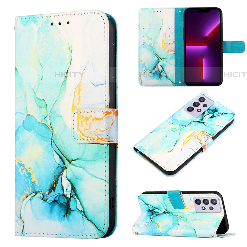 Custodia Portafoglio In Pelle Fantasia Modello Cover con Supporto Y04B per Samsung Galaxy A52 5G